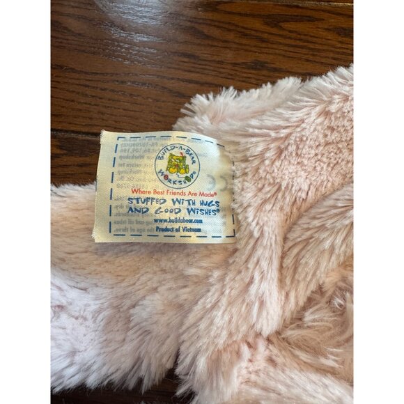 Build-A-Bear Cuddly Hearts Bear Skin Pink Brown Feet Ears Unstuffed BAB - Picture 4 of 6